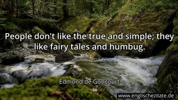 Englisches Zitat von Edmond de Goncourt als Bild