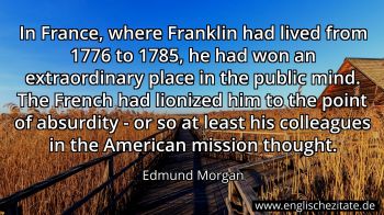 Englisches Zitat von Edmund Morgan als Bild