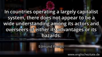 Englisches Zitat von Edmund Phelps als Bild