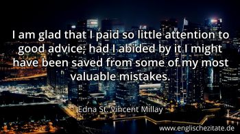 Englisches Zitat von Edna St. Vincent Millay als Bild