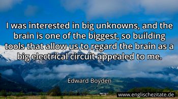 Englisches Zitat von Edward Boyden als Bild