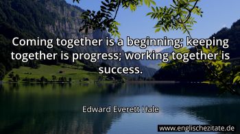 Englisches Zitat von Edward Everett Hale als Bild