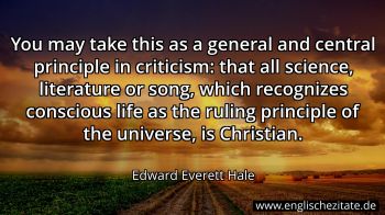 Englisches Zitat von Edward Everett Hale als Bild