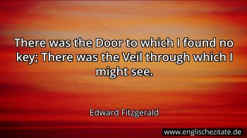 Englisches Zitat von Edward Fitzgerald als Bild