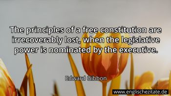 Englisches Zitat von Edward Gibbon als Bild