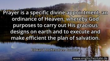 Englisches Zitat von Edward McKendree Bounds als Bild