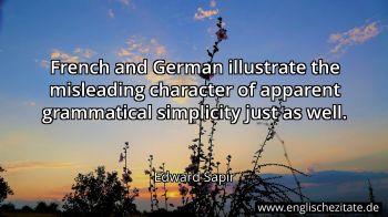 Englisches Zitat von Edward Sapir als Bild