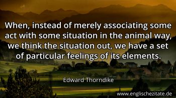Englisches Zitat von Edward Thorndike als Bild