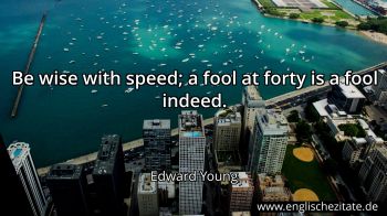 Englisches Zitat von Edward Young als Bild