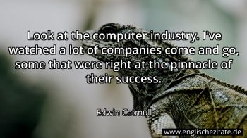 Englisches Zitat von Edwin Catmull als Bild