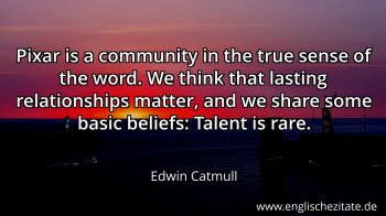 Englisches Zitat von Edwin Catmull als Bild