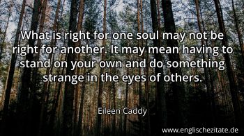 Englisches Zitat von Eileen Caddy als Bild