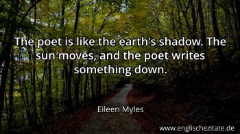 Englisches Zitat von Eileen Myles als Bild