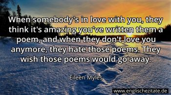 Englisches Zitat von Eileen Myles als Bild