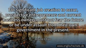 Englisches Zitat von Elaine Chao als Bild