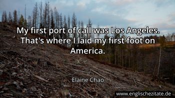 Englisches Zitat von Elaine Chao als Bild