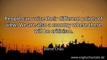Englisches Zitat von Elaine Chao als Bild