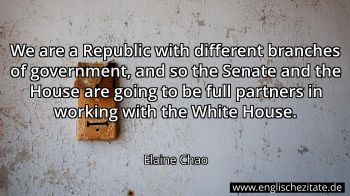 Englisches Zitat von Elaine Chao als Bild