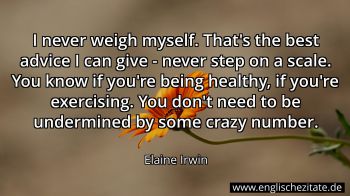 Englisches Zitat von Elaine Irwin als Bild