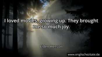 Englisches Zitat von Elden Henson als Bild