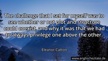 Englisches Zitat von Eleanor Catton als Bild