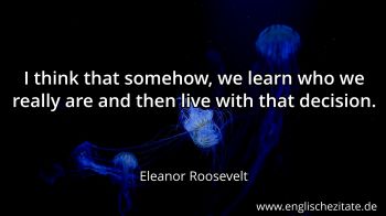 Englisches Zitat von Eleanor Roosevelt als Bild