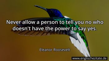 Englisches Zitat von Eleanor Roosevelt als Bild