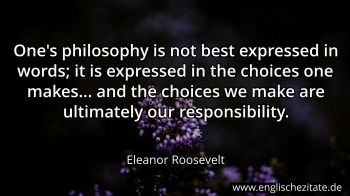 Englisches Zitat von Eleanor Roosevelt als Bild