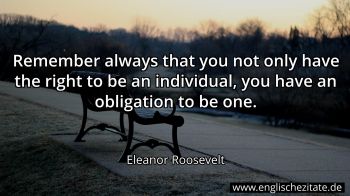 Englisches Zitat von Eleanor Roosevelt als Bild