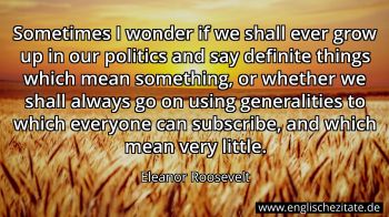 Englisches Zitat von Eleanor Roosevelt als Bild