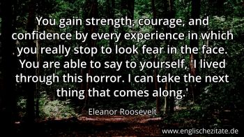 Englisches Zitat von Eleanor Roosevelt als Bild