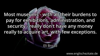 Englisches Zitat von Eli Broad als Bild