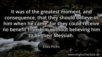 Englisches Zitat von Elias Hicks als Bild