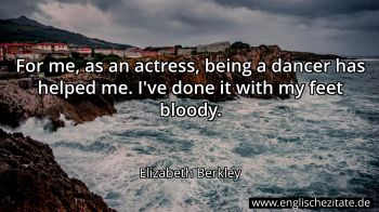 Englisches Zitat von Elizabeth Berkley als Bild