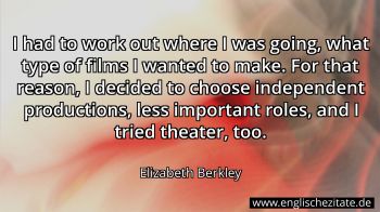 Englisches Zitat von Elizabeth Berkley als Bild