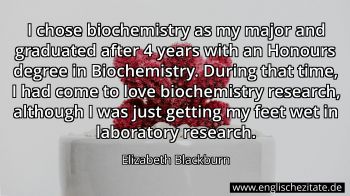 Englisches Zitat von Elizabeth Blackburn als Bild