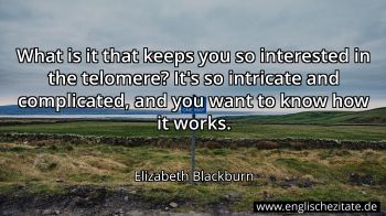 Englisches Zitat von Elizabeth Blackburn als Bild