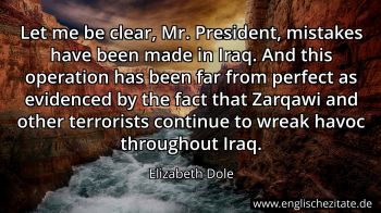 Englisches Zitat von Elizabeth Dole als Bild