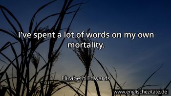 Englisches Zitat von Elizabeth Edwards als Bild