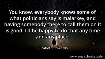 Englisches Zitat von Elizabeth Edwards als Bild