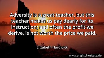 Englisches Zitat von Elizabeth Hardwick als Bild