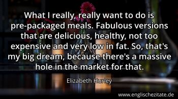 Englisches Zitat von Elizabeth Hurley als Bild
