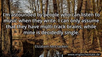 Englisches Zitat von Elizabeth McCracken als Bild