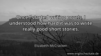 Englisches Zitat von Elizabeth McCracken als Bild