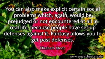 Englisches Zitat von Elizabeth Moon als Bild