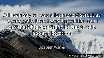Englisches Zitat von Elizabeth Warren als Bild