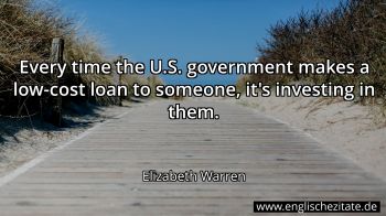 Englisches Zitat von Elizabeth Warren als Bild