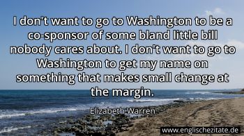 Englisches Zitat von Elizabeth Warren als Bild