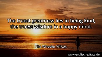 Englisches Zitat von Ella Wheeler Wilcox als Bild