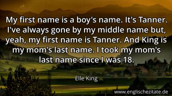 Englisches Zitat von Elle King als Bild